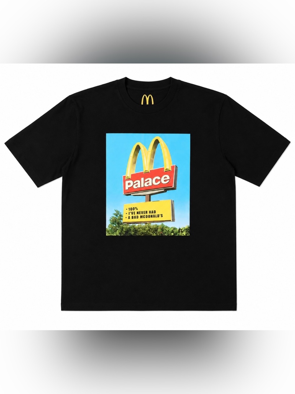 Palace x McDonald's T-shirt Black Size L - NEW 100% Authentic